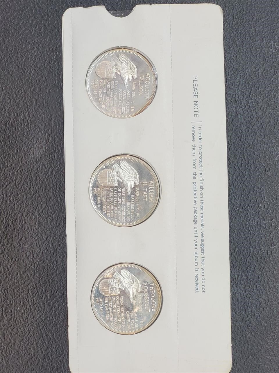 Franklin Mint Presidential Commemorative Medals
