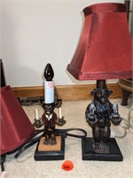 Monkey Lamps (Master Bedroom)