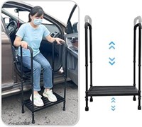 Medical Step Stool with Handle SUV Car Elderly Han