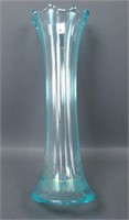 Imperial IG Ice Blue Rib Vase