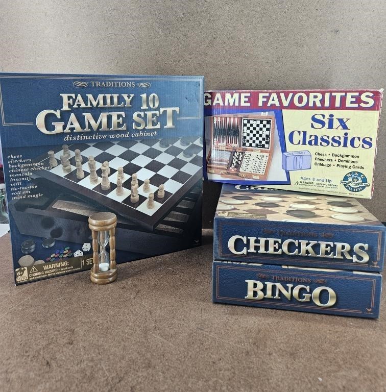 Vtg Family Game Night Collection