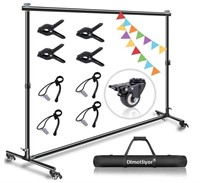 10 * 7ft Backdrop Stand, with Wheels, Adjustable