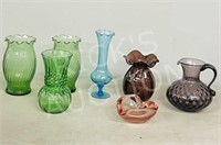 assorted colored glass