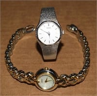(2) Seiko Ladies Wrist Watches w/ Japan 43-7019