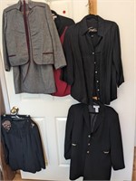 Black & Burgandy Womens Clothing Lot Matching