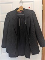 Jordache Pinstripe Women's Blazer & Skirt Set w/