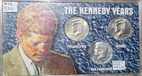 Kennedy Half Dollars - 1995-P 1996-D 1969-S