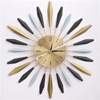 22 Inch Metal Wall Clock, Modern Design Wall Clock