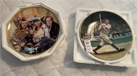 Vintage - decorative plates - Babe Ruth & The