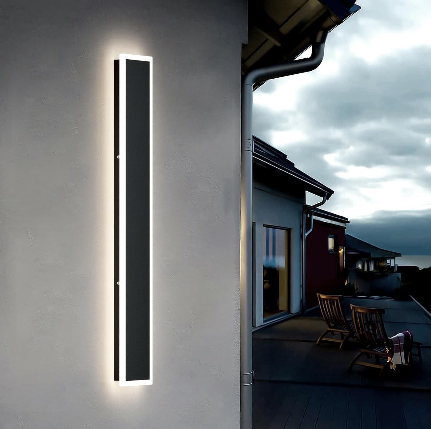 Ralbay 39.4Inch Outdoor Wall Light LED Modern Ext