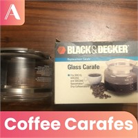 Black & Decker Glass Carafe Lot