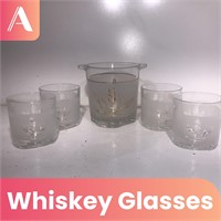 Set of Whiskey Glasses with Bucket
