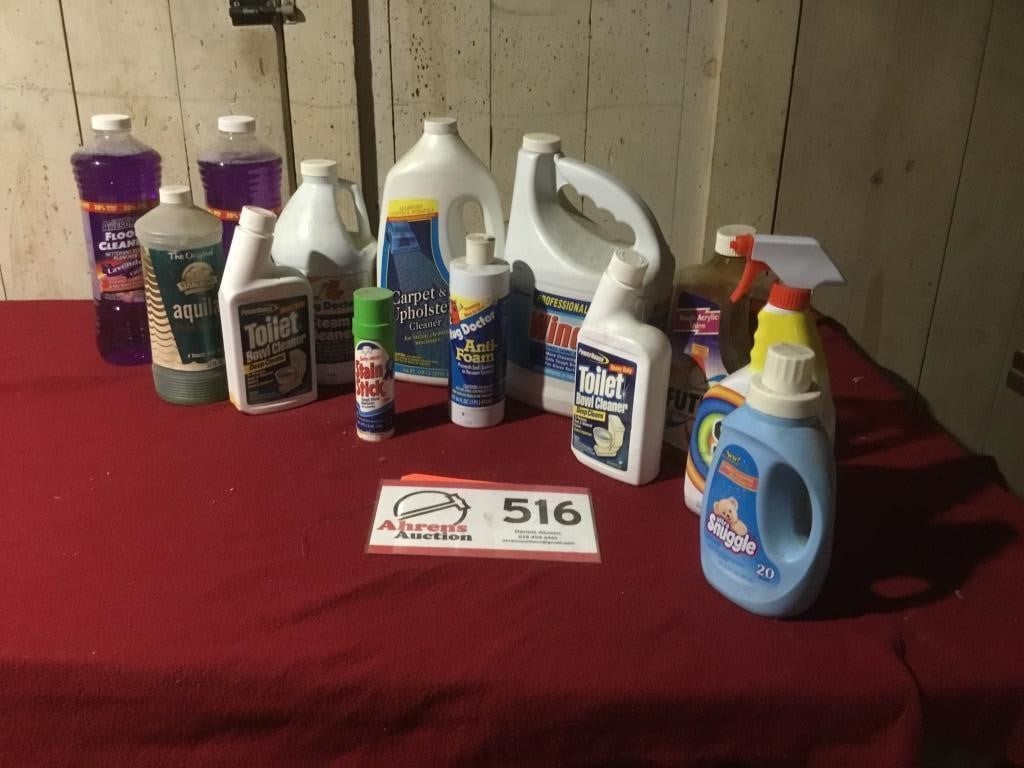 ASSORTED CLEANERS