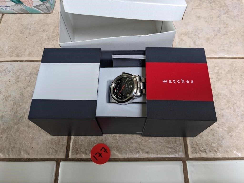 Tommy Hilfiger Watch In Box  (Living Room)