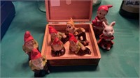 Vintage Japan figurines with box