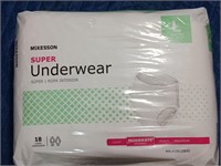 McKesson Super Underwear Large Unisex