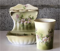 Vintage Hand Painted Nippon Bathroom Set