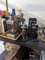 Candle Holders & Lamp Lot (Garage)