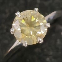 $4500 14K  Fancy Diamond(1.01ct) Ring