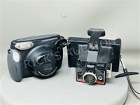 2 instant cameras