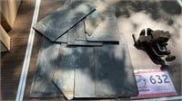 14x7 SLATE PIECES - 2in TABLE VICE-MODERN M743