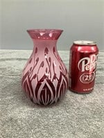 Pilgrim Glass Vase   Signed Kelsey Murphy
