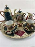 Antique Austria China Coffee Tea Set