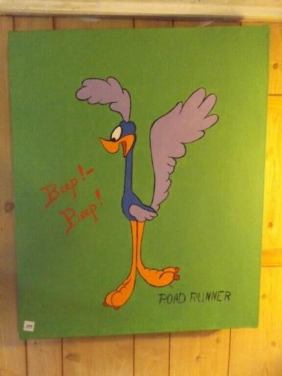 Road Runner on Canvas 25" by 30"