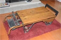 ANTIQUE PLATFORM SCALE COFFEE TABLE LIVING ROOM