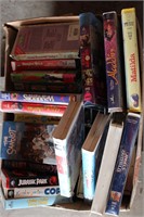 2 BOXES VHS TAPES
