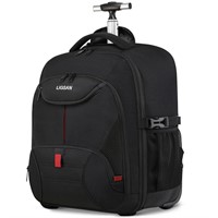 Rolling Backpack, Large Backpack with Wheels for
