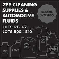 ZEP Products: Lots 61-67j & 800-819