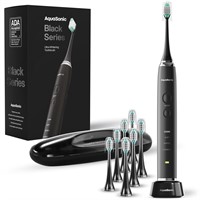 ADA Accepted Aquasonic Toothbrush - 8 Heads & Case
