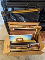 Painting & Picture Frame Lot  (Garage)