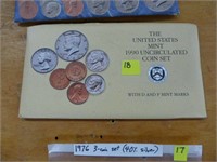 1990 MINT SET ALL P&D COINS INCLUDED