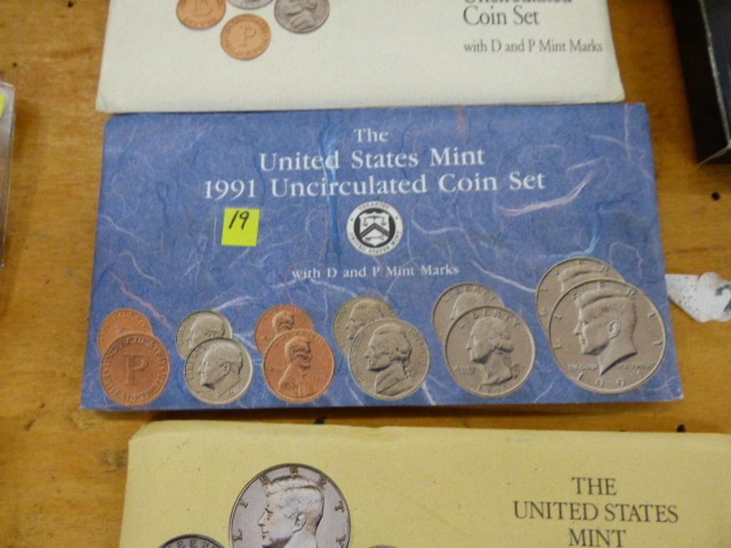 1991 MINT SET ALL P&D COINS INCLUDED