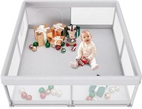 Fodoss Playpen Baby, 47x47inch Play Pen for Baby,
