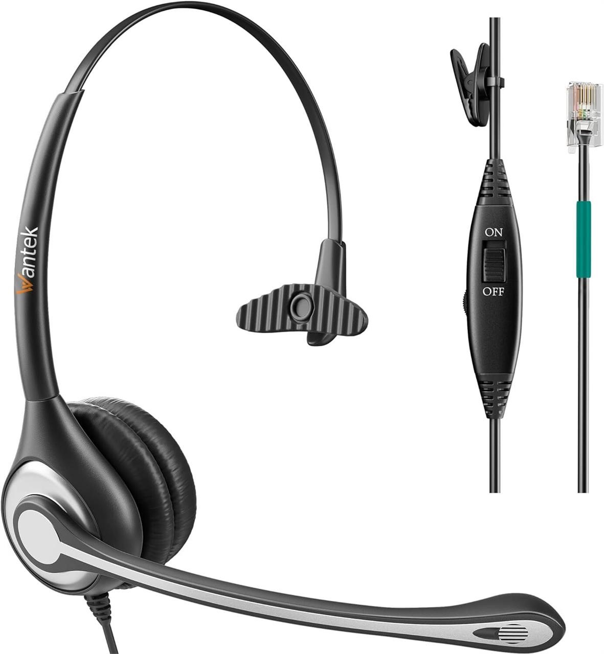 Wantek Headset w/Noise Cancel Mic (F600S2)