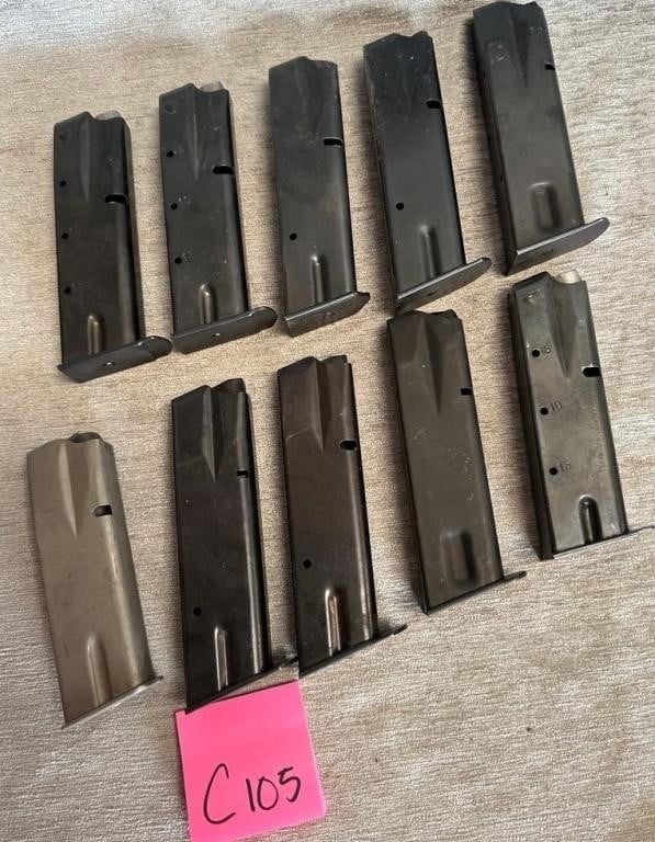 P - LOT OF 10 MAGS (C105)