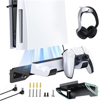 PS5 Wall Mount Kit with Charging Station