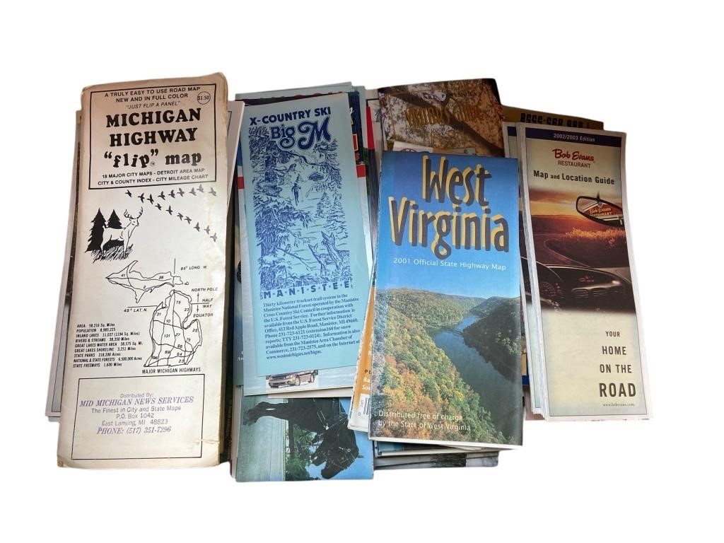 Vintage Michigan / Wisconsin Brochures & Maps