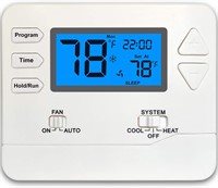 5-1-1 Day Programmable Thermostat  1 Heat/1 Cool