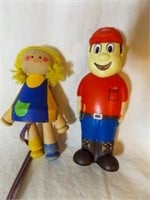 Wooden Girl toy Made in Sweden,