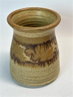 Stoneware Pottery Vase 6 1/2”