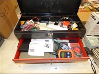 TOOL BOX AND TOOLS, GAS CAN