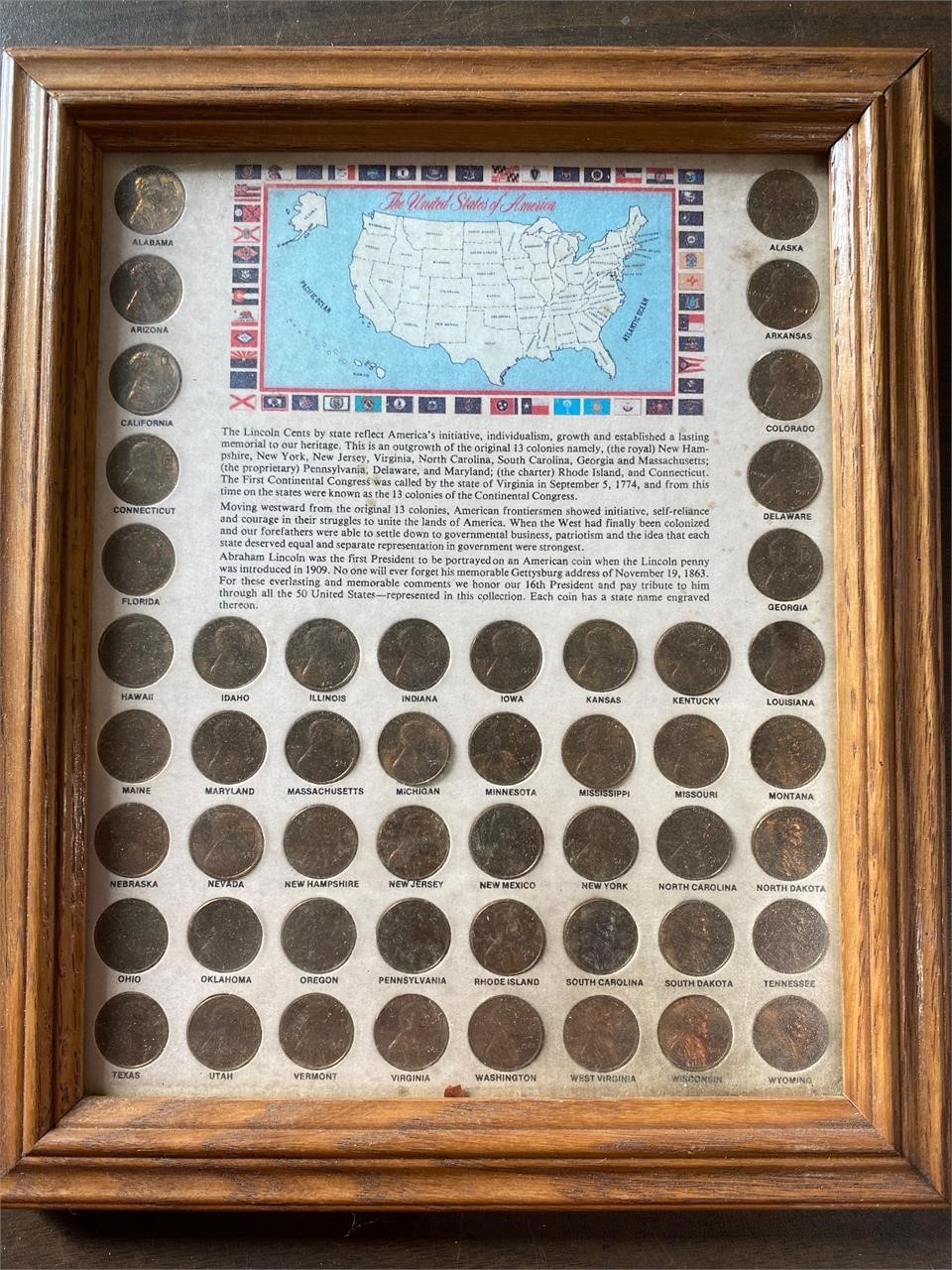 Lincoln Cent Display