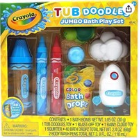 Crayola Bath Tub Doodles Jumbo Bath Time Play Set