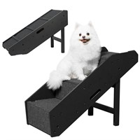 Wooden Dog Stairs for High Beds, Pawque 2-1 Conve