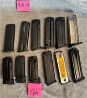 P - LOT OF 9MM MAGS (C84)