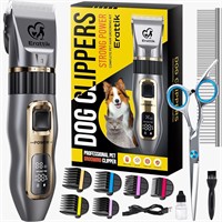 2-Speed Dog Grooming Kit for Small & Large Pets